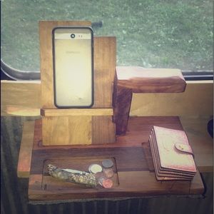 Hand carved woodwork